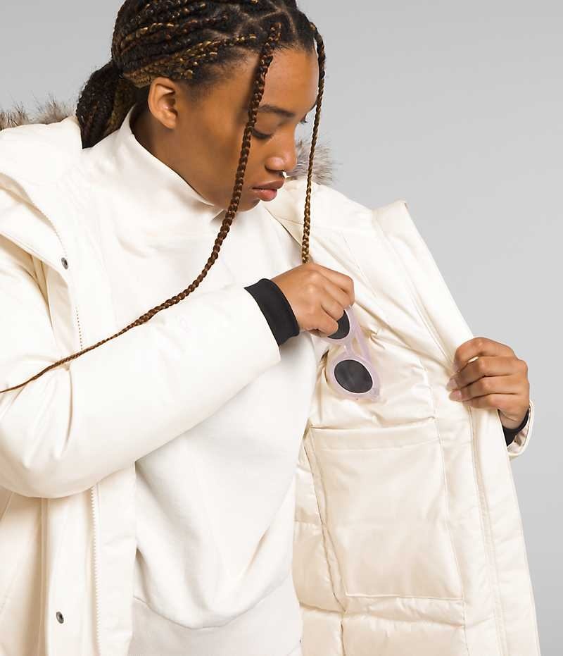 Parka The North Face Arctic Mujer Blancas | CL-FOUVJ