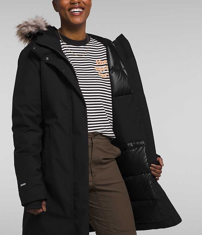 Parka The North Face Arctic Mujer Negras | CL-FQWVH