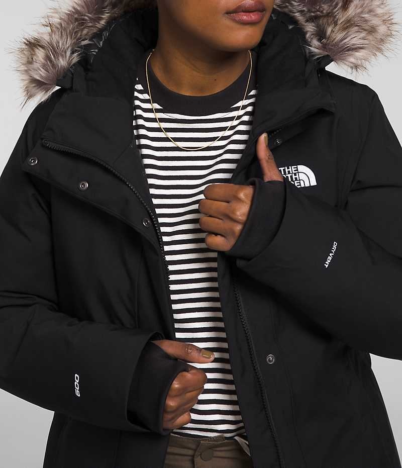 Parka The North Face Arctic Mujer Negras | CL-FQWVH