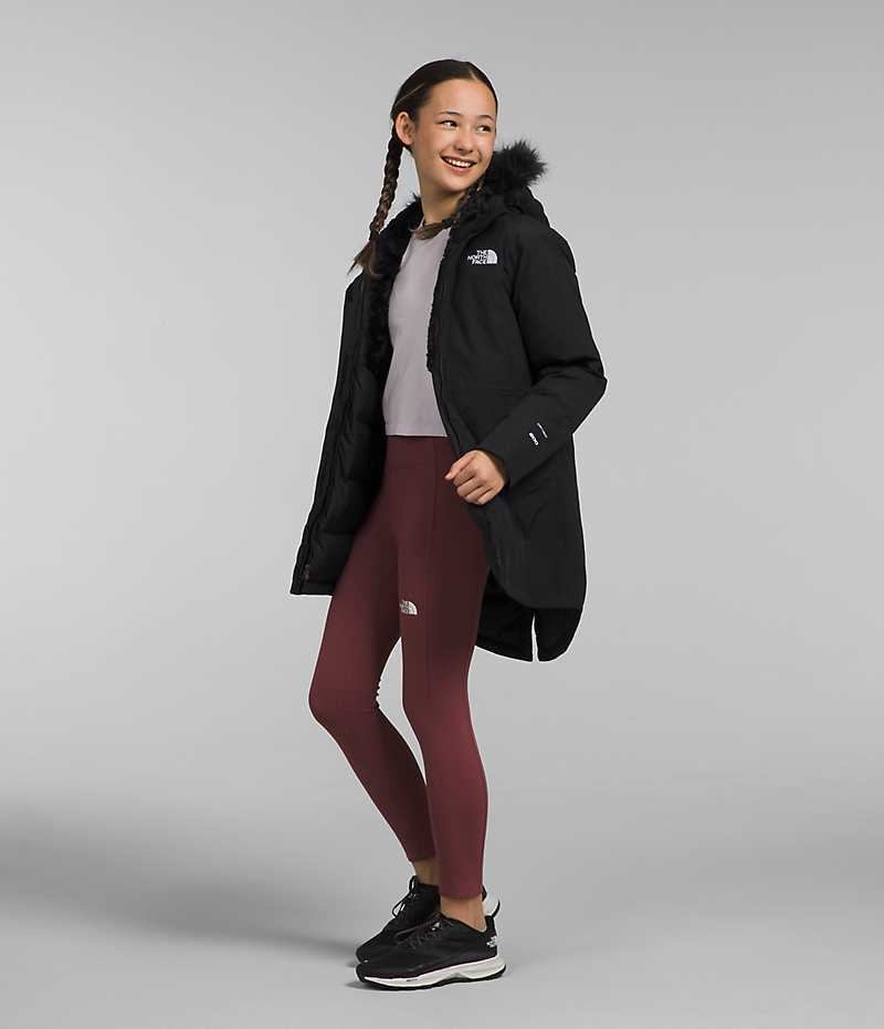 Parka The North Face Arctic Niña Negras | CL-IDGSC