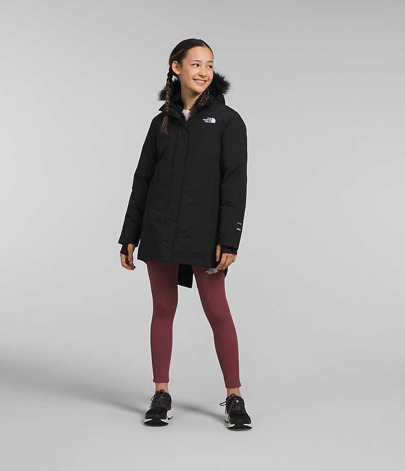 Parka The North Face Arctic Niña Negras | CL-IDGSC