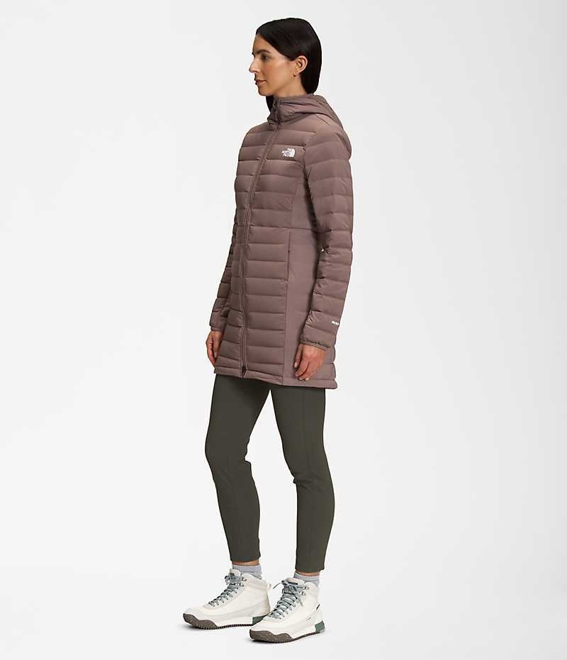 Parka The North Face Belleview Stretch Down Mujer Marrones | CHILE-MBUKI