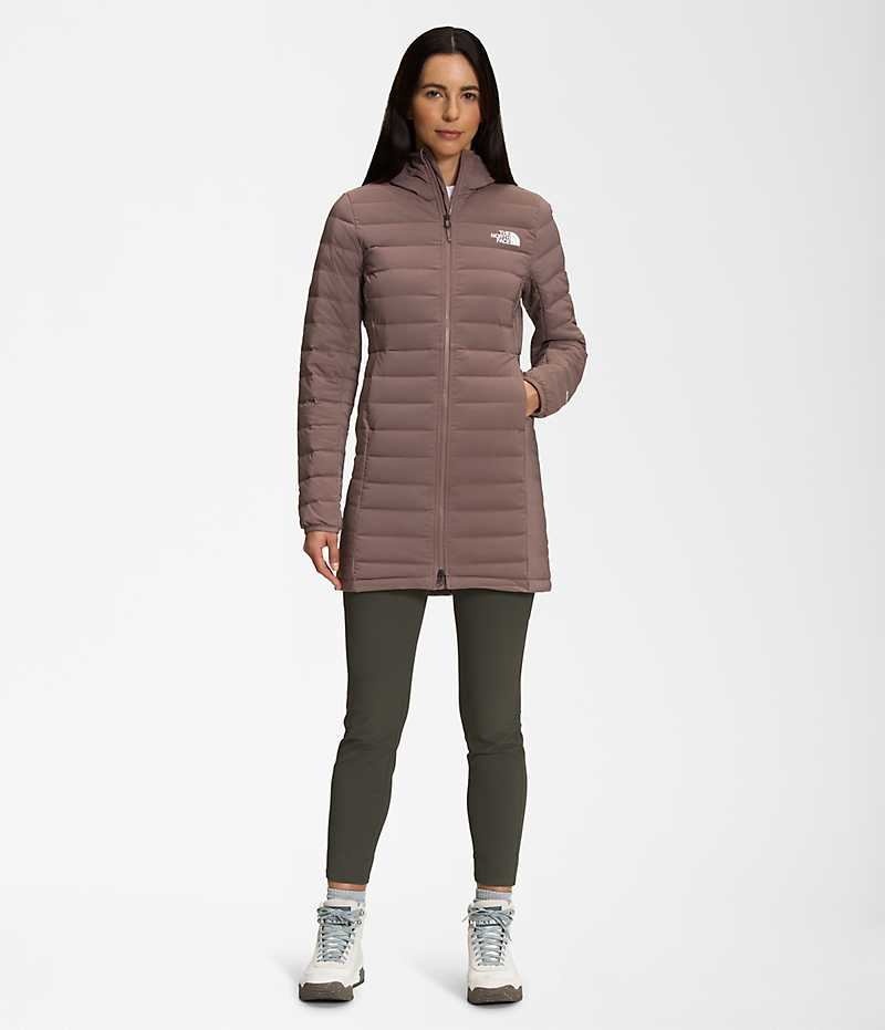 Parka The North Face Belleview Stretch Down Mujer Marrones | CHILE-MBUKI