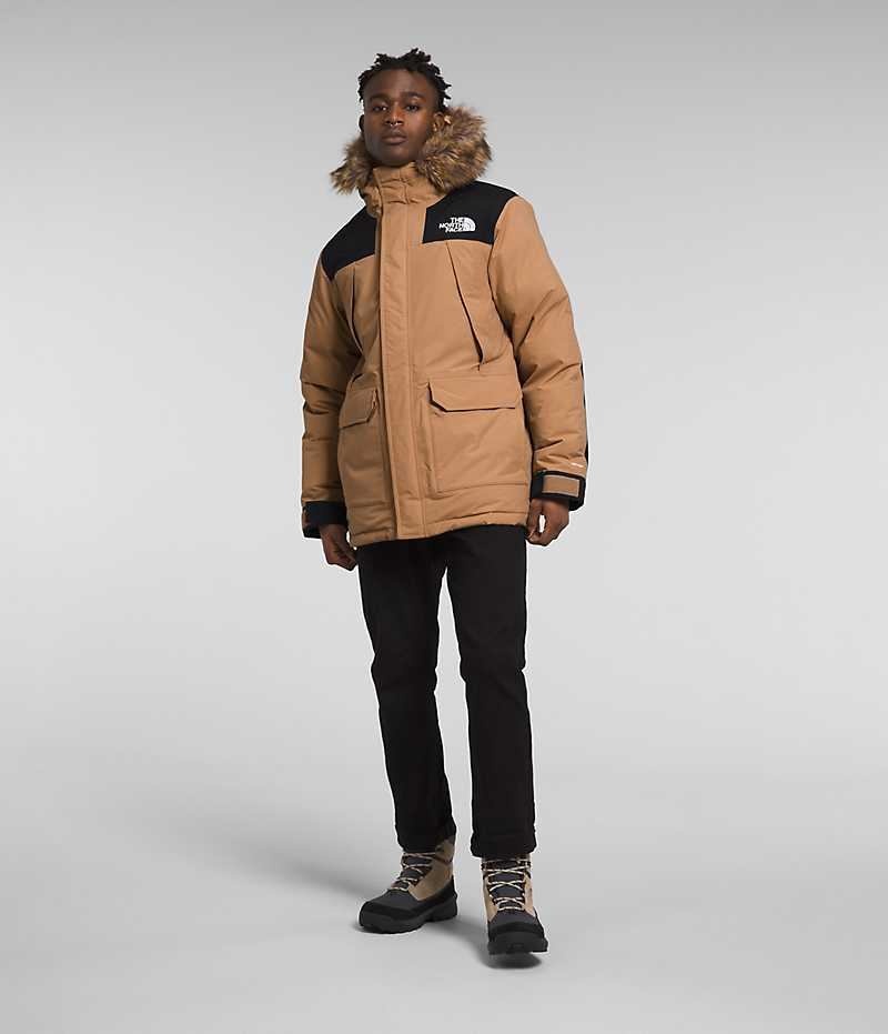 Parka The North Face McMurdo Hombre Beige | CL-QXGMJ