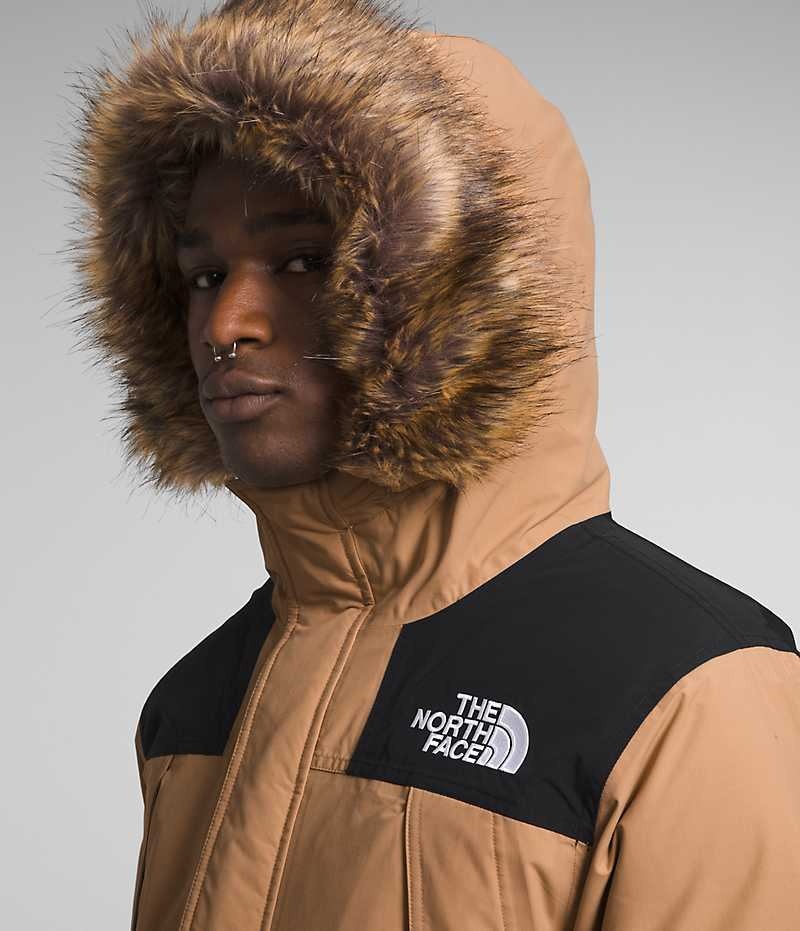 Parka The North Face McMurdo Hombre Beige | CL-QXGMJ