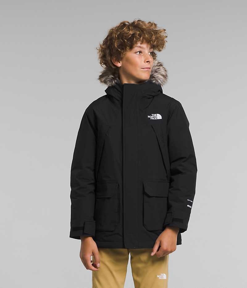 Parka The North Face McMurdo Niño Negras | CHILE-ENGJQ