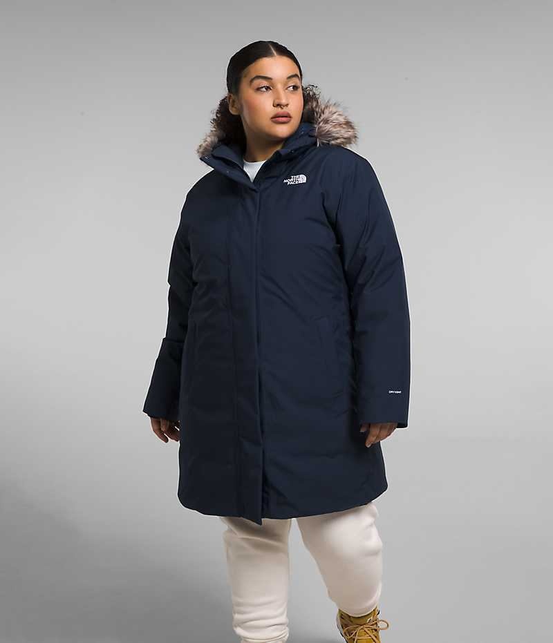 Parka The North Face Plus Arctic Mujer Azul Marino | CHILE-ZEQMS