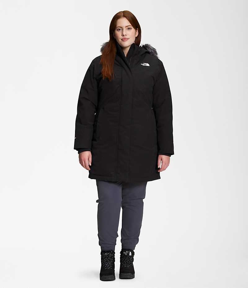 Parka The North Face Plus Arctic Mujer Negras | CHILE-ZPOUB