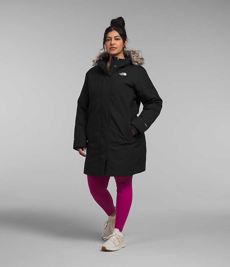 Parka The North Face Plus Arctic Mujer Negras | CL-EXSRY