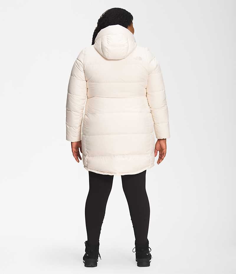 Parka The North Face Plus Metropolis Mujer Blancas | CHILE-EIHKC