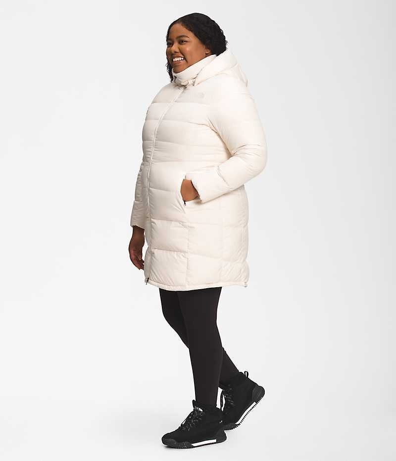 Parka The North Face Plus Metropolis Mujer Blancas | CHILE-EIHKC