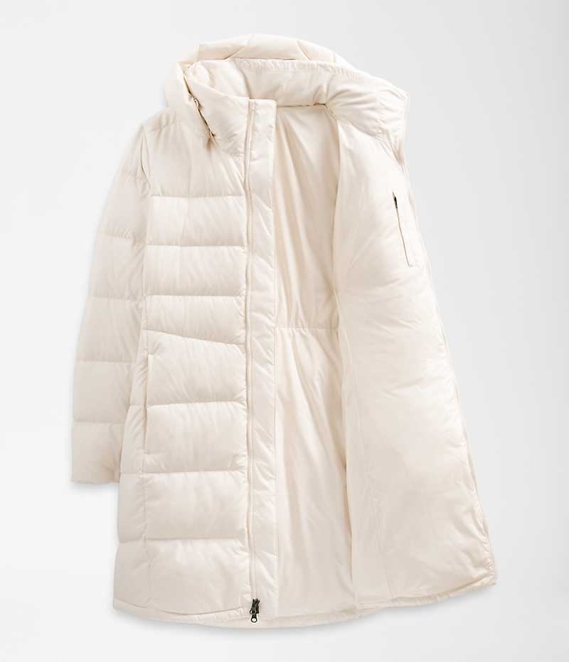 Parka The North Face Plus Metropolis Mujer Blancas | CHILE-EIHKC