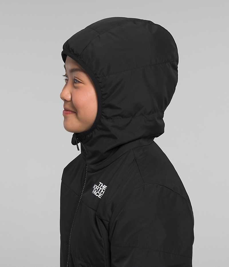 Parka The North Face Reversible Mossbud Niña Negras | CL-BYSWV