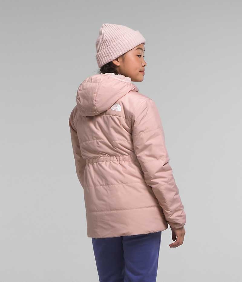 Parka The North Face Reversible Mossbud Niña Rosas | CHILE-EBLTF