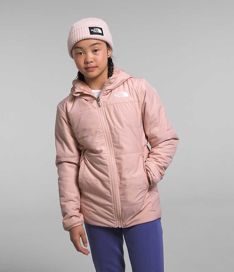 Parka The North Face Reversible Mossbud Niña Rosas | CHILE-EBLTF