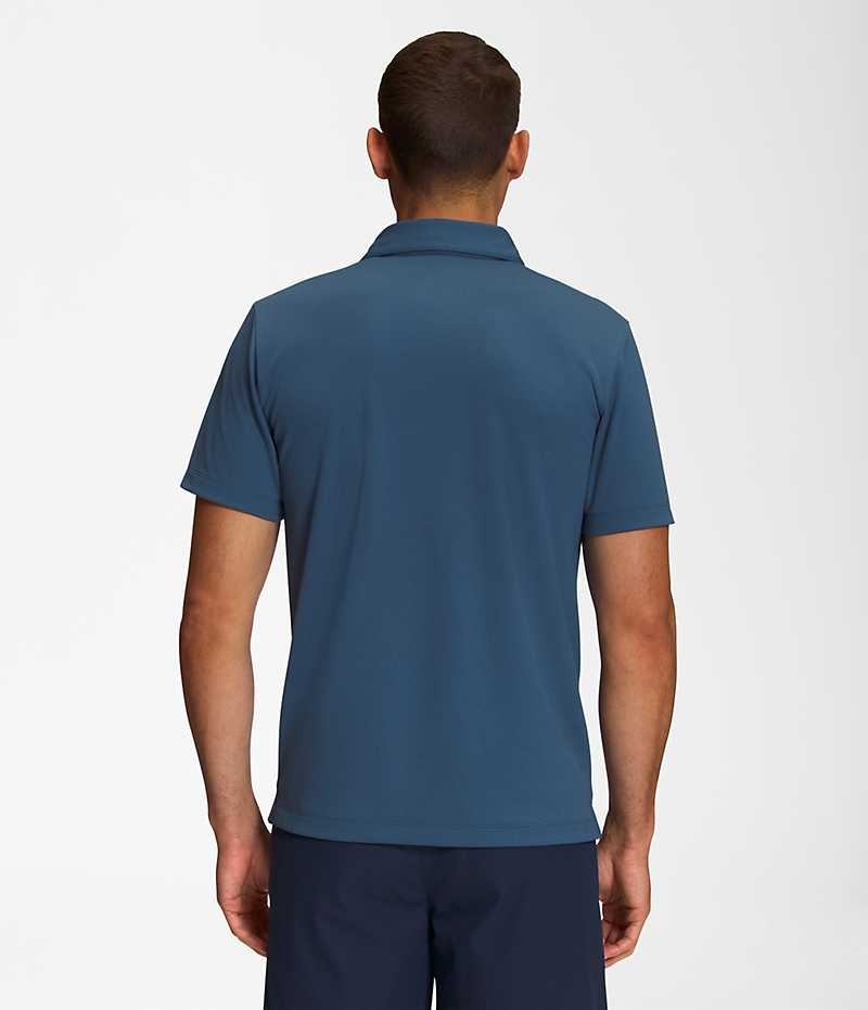 Polo The North Face Wander Hombre Azules | CHILE-XDTUA