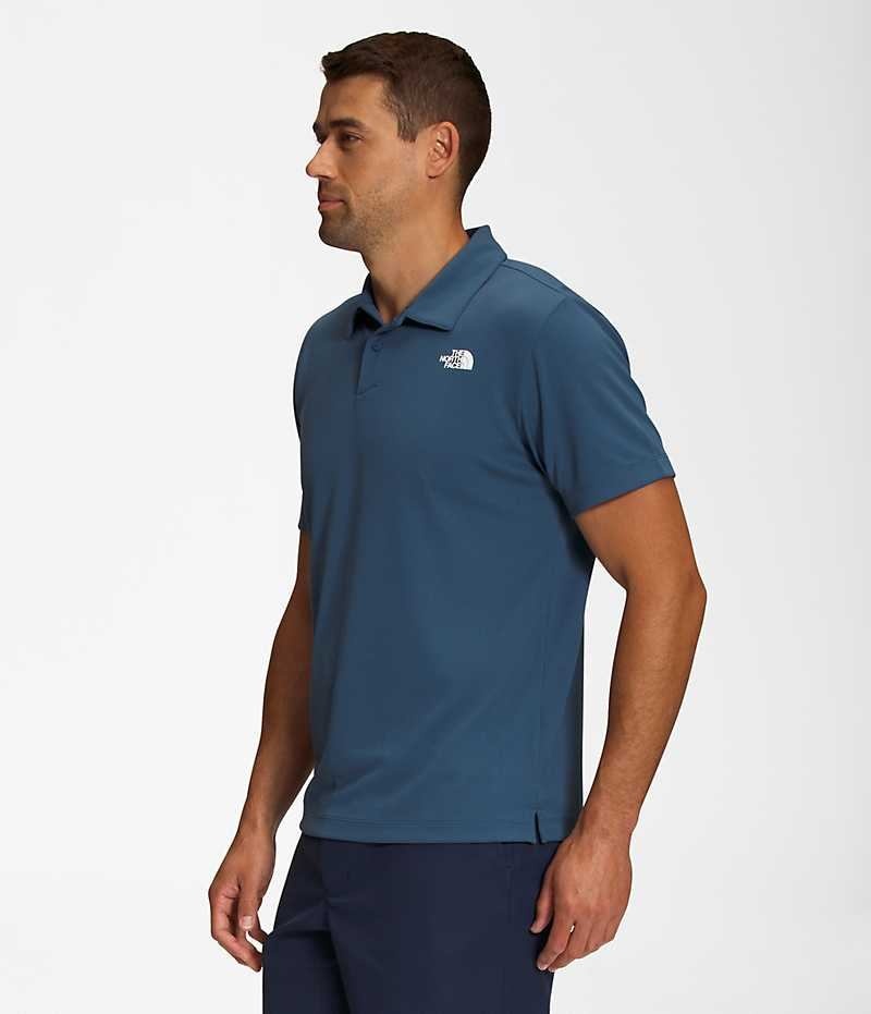 Polo The North Face Wander Hombre Azules | CHILE-XDTUA