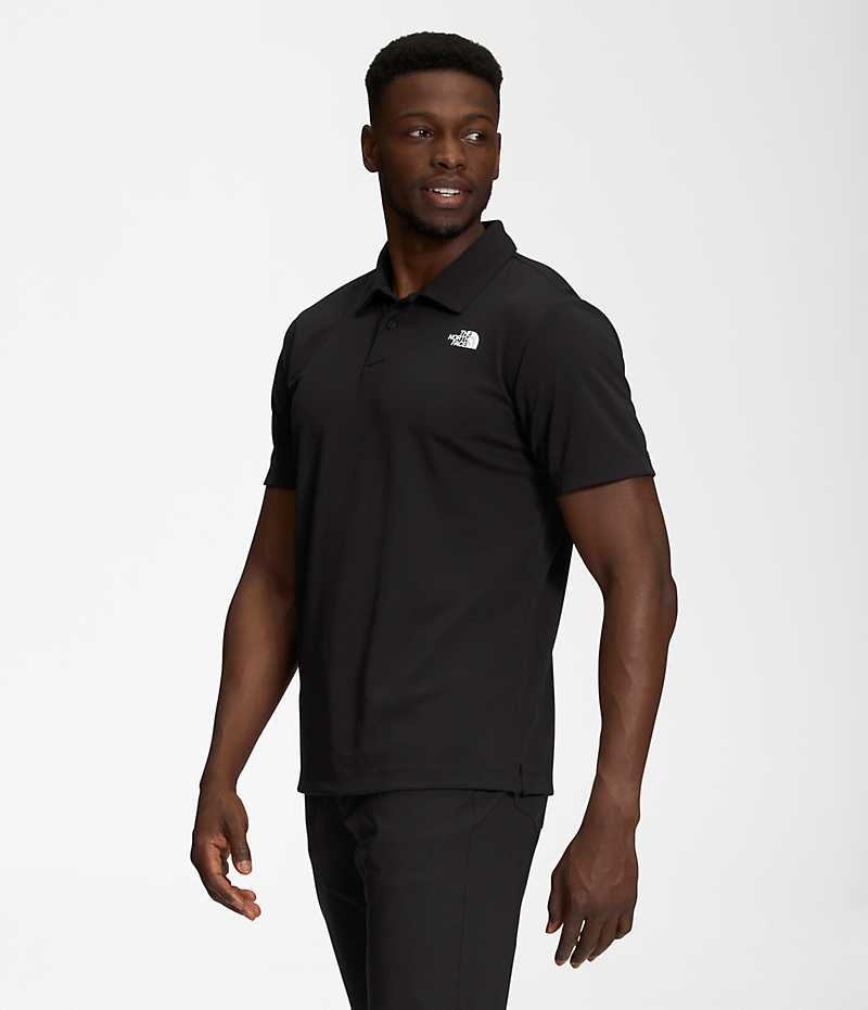 Polo The North Face Wander Hombre Negras | CL-AHQFV