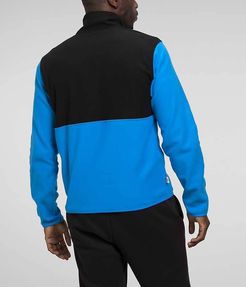 Pullover The North Face Alpine Polartec® 100 ½-Zip Hombre Azules Negras | CL-TPOMW