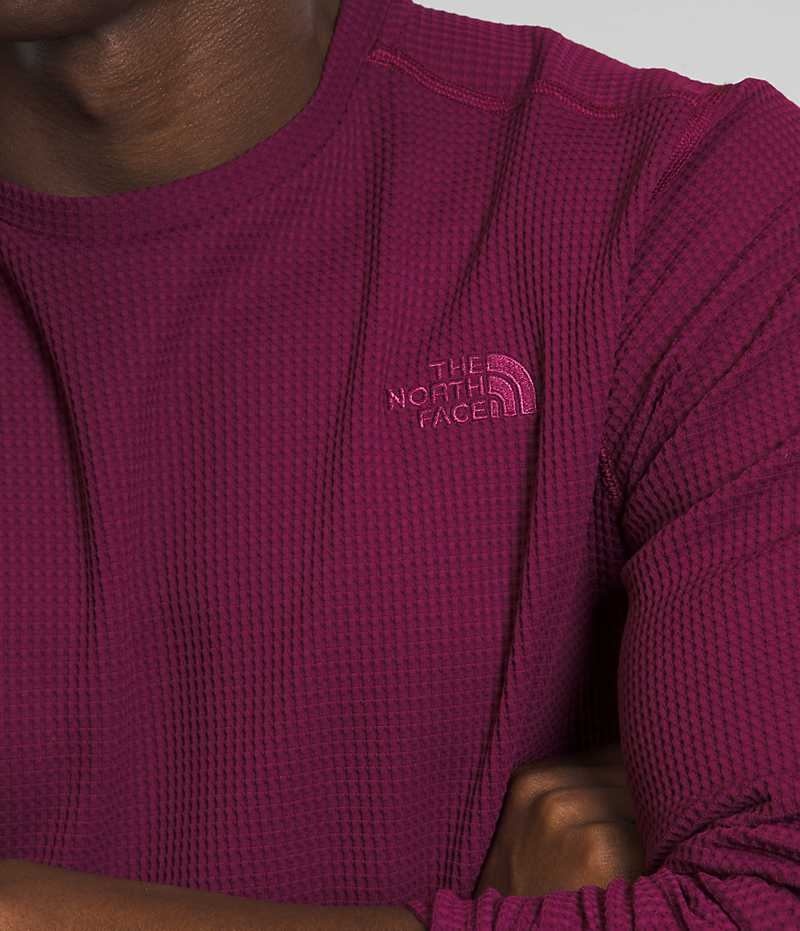 Pullover The North Face Canyon Fog Thermal Long Sleeve Hombre Fucsia | CL-GOAXF