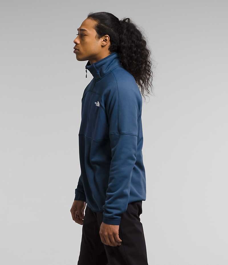 Pullover The North Face Canyonlands High Altitude ½-Zip Hombre Azules | CL-BZEPQ