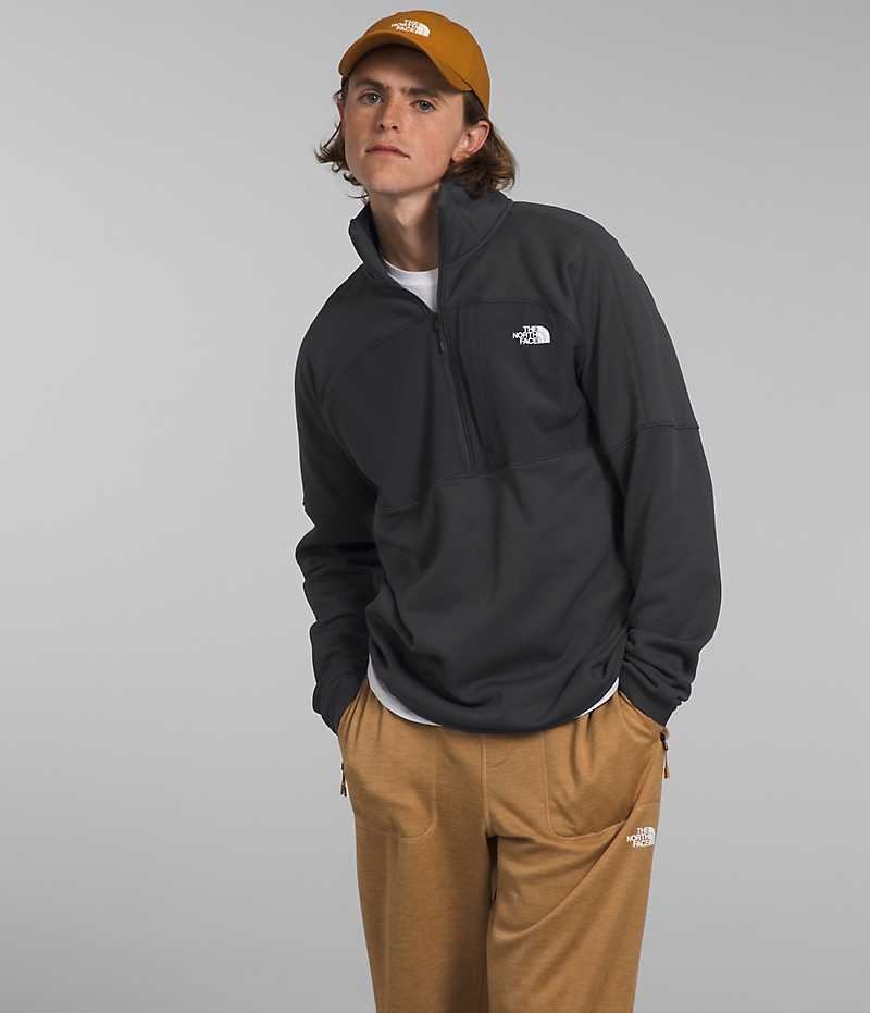 Pullover The North Face Canyonlands High Altitude ½-Zip Hombre Gris | CHILE-ODJZN