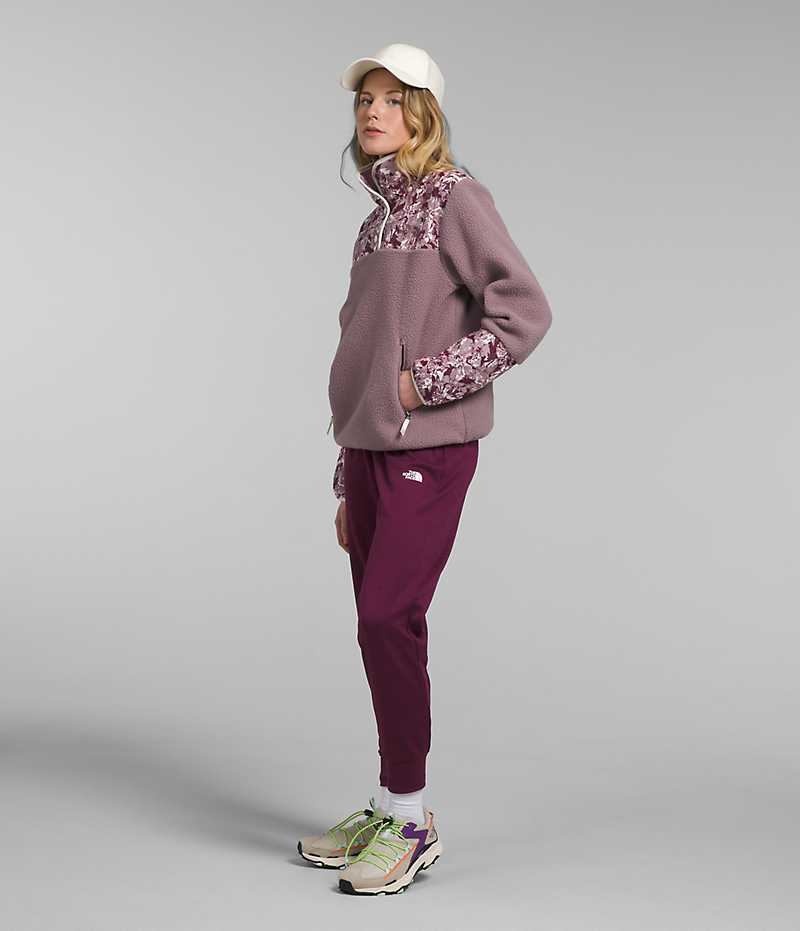 Pullover The North Face Cragmont Fleece ¼-Snap Mujer Fucsia | CL-NLRKW