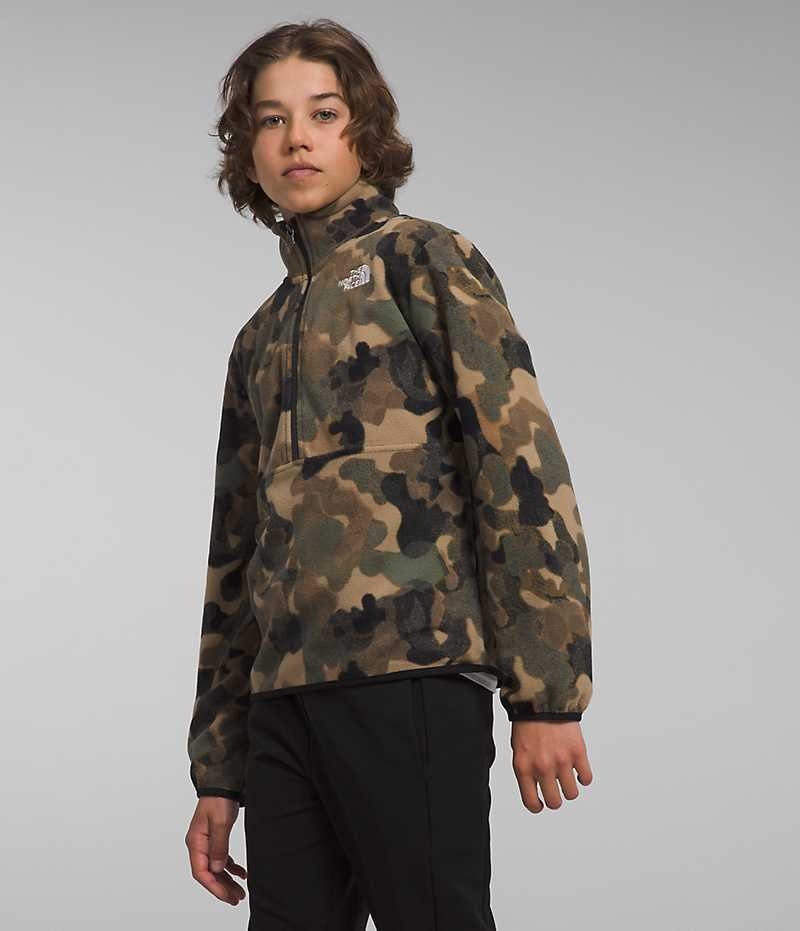 Pullover The North Face Glacier ¼-Zip Niño Camuflaje | CL-AOKPU