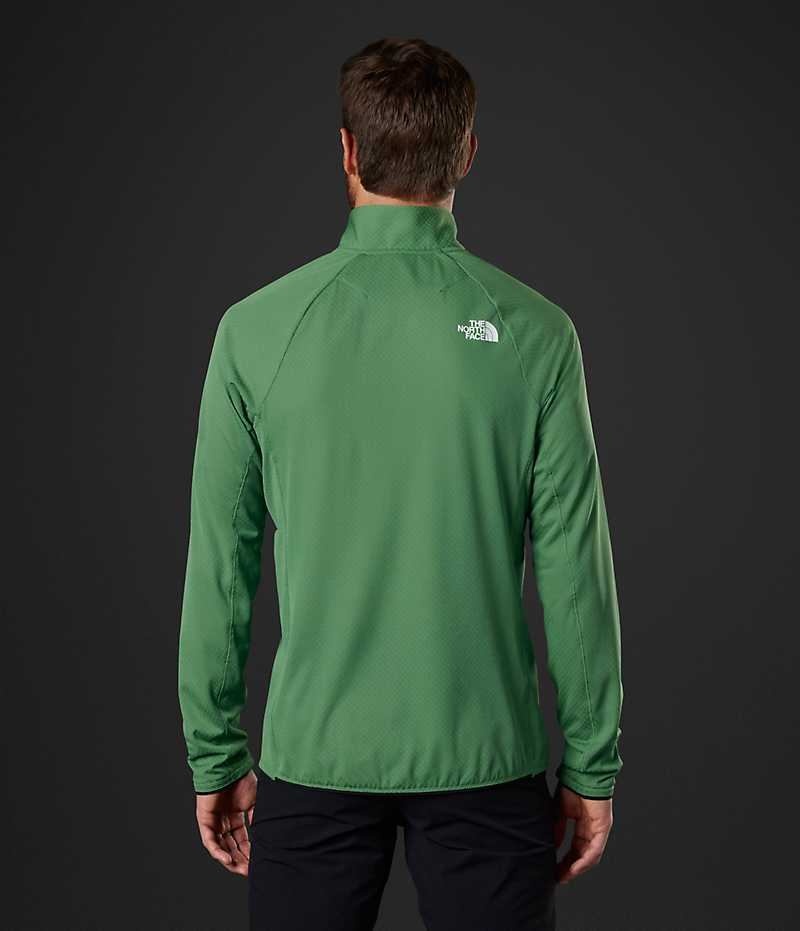 Pullover The North Face Summit Series FUTUREFLEECE™ LT ½-Zip Hombre Verde | CHILE-LPHWE