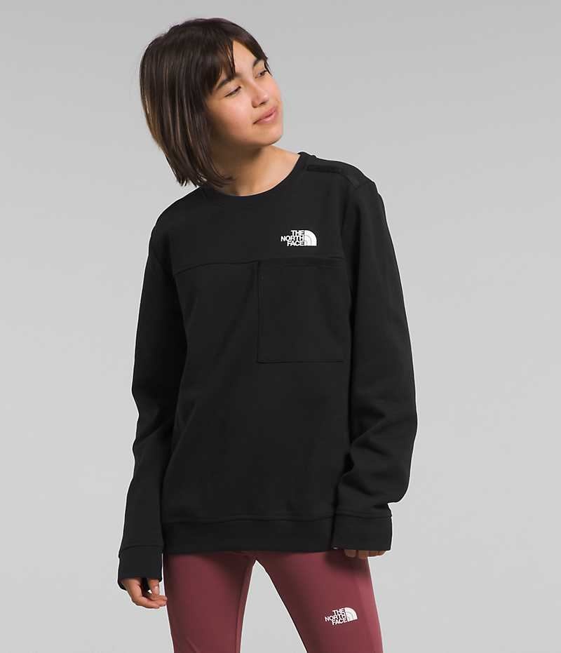 Pullover The North Face TNF™ Tech Crew Niña Negras | CL-MWEAC