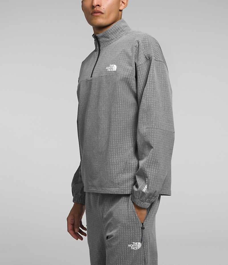 Pullover The North Face Tekware™ Grid ¼-Zip Hombre Gris | CL-DYOGR