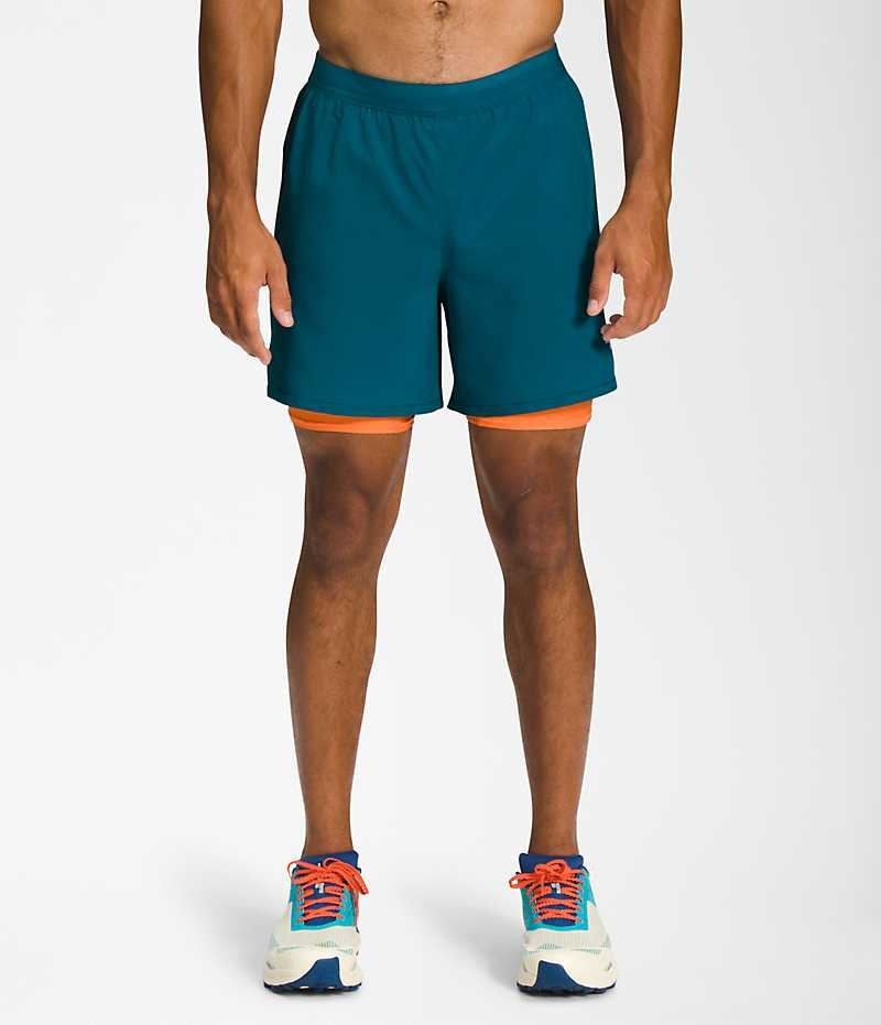 Short The North Face Sunriser 2-in-1 Hombre Azules | CL-LOJHR