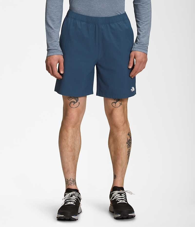 Short The North Face Wander Hombre Azules | CL-RYQTA