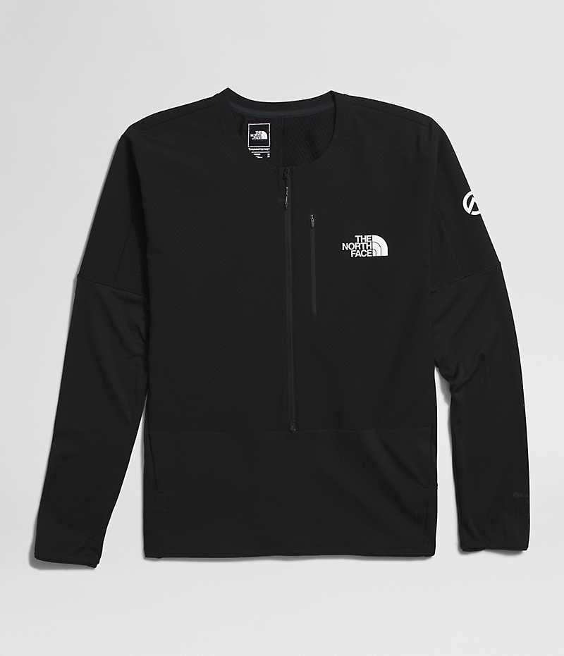 Sudadera The North Face Summit Series Altimetro ¾-Zip Top Hombre Negras | CHILE-TZDHV