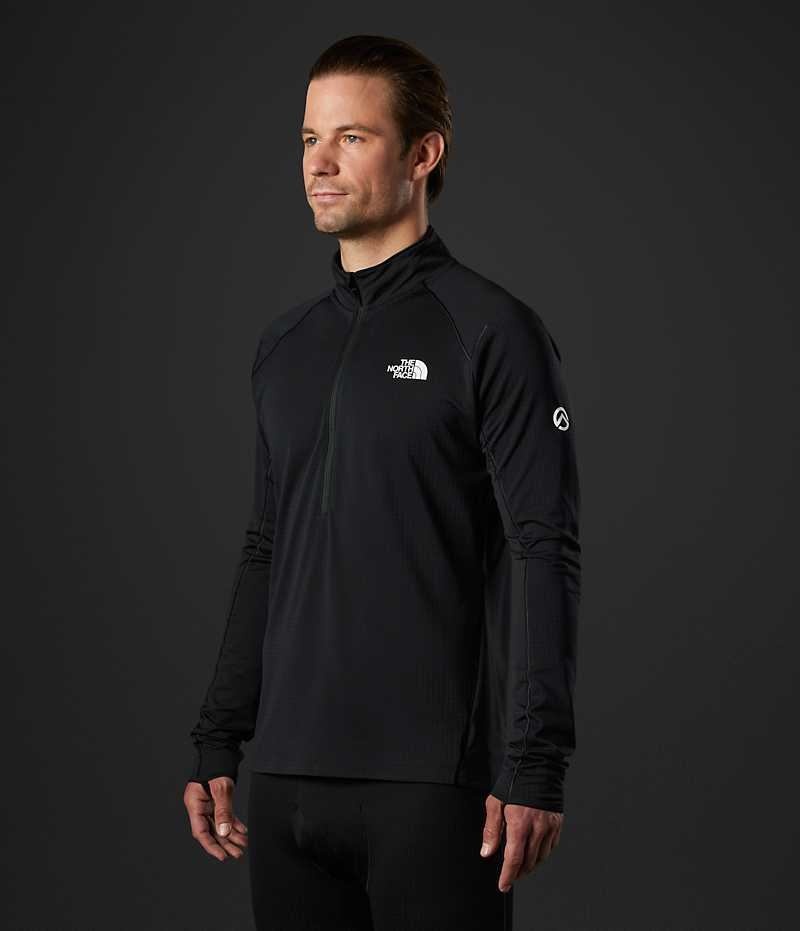 Sudadera The North Face Summit Series Crevasse ½-Zip Hombre Negras | CL-HNSDM