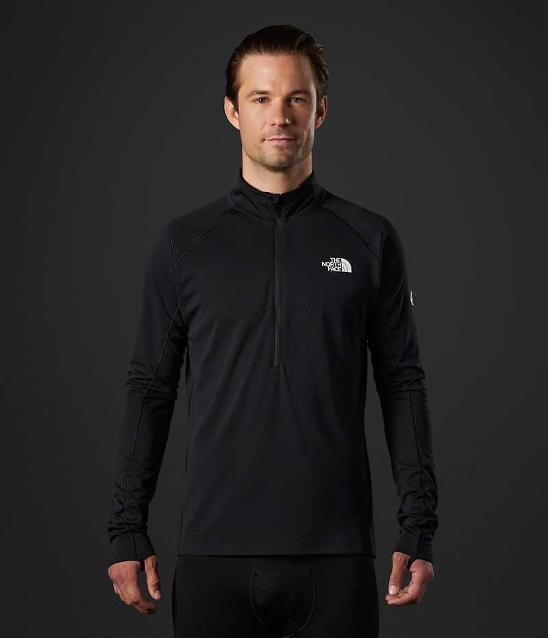 Sudadera The North Face Summit Series Crevasse ½-Zip Hombre Negras | CL-HNSDM