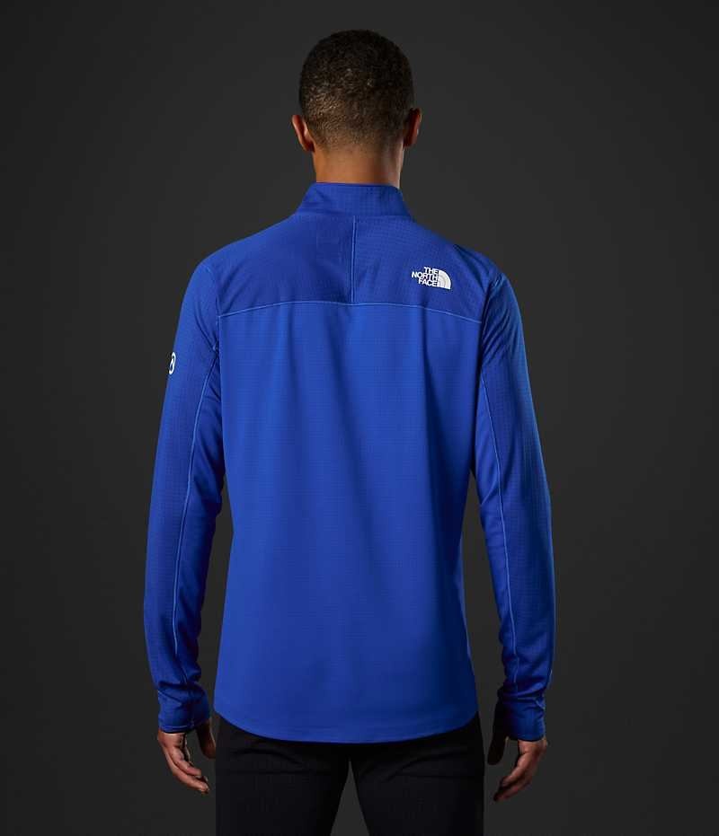 Sudadera The North Face Summit Series Crevasse ½-Zip Hombre Azules | CHILE-RVTWE