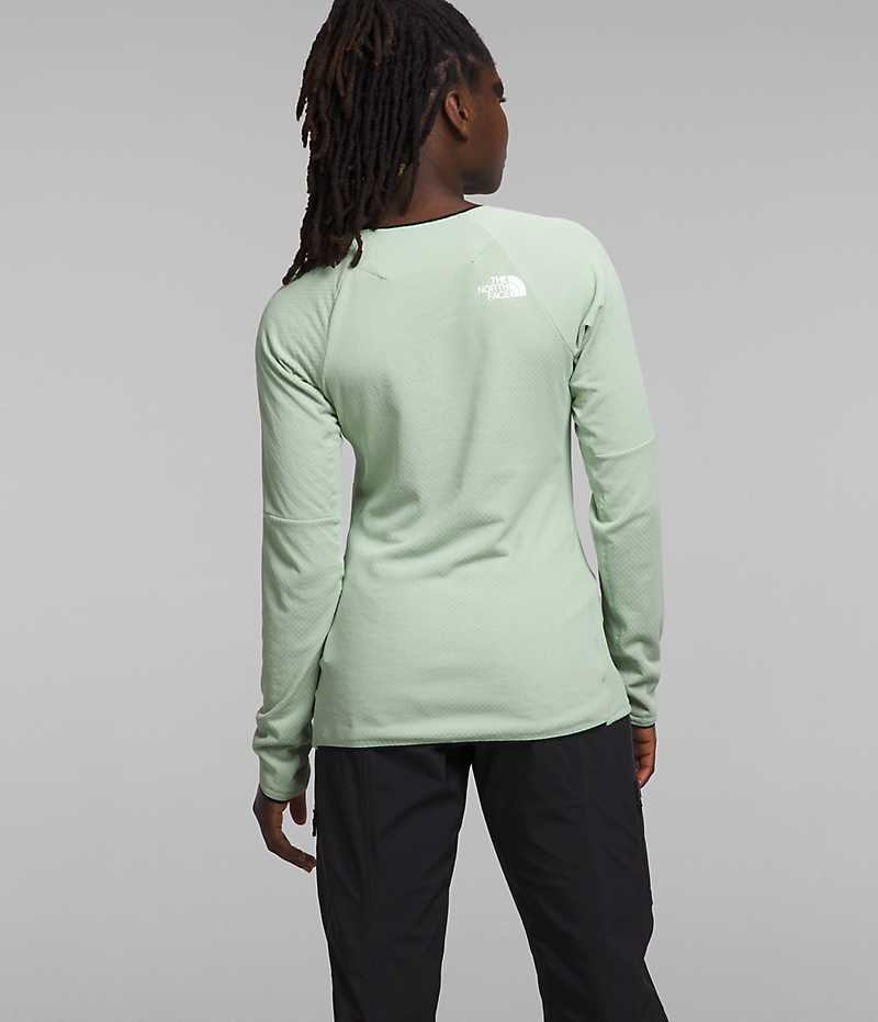 Sudadera The North Face Summit Series FUTUREFLEECE™ Crew Mujer Verde Menta | CL-ICZWO