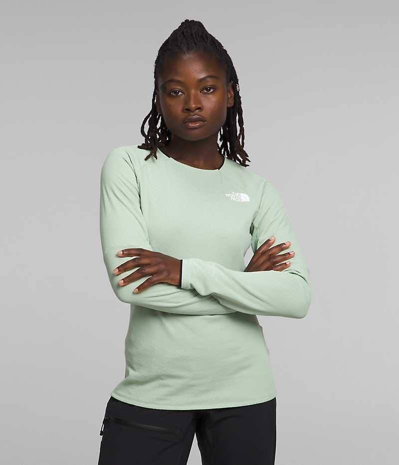 Sudadera The North Face Summit Series FUTUREFLEECE™ Crew Mujer Verde Menta | CL-ICZWO