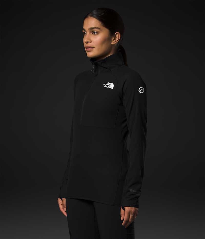 Sudadera The North Face Summit Series FUTUREFLEECE™ LT ½-Zip Mujer Negras | CHILE-HAIBP