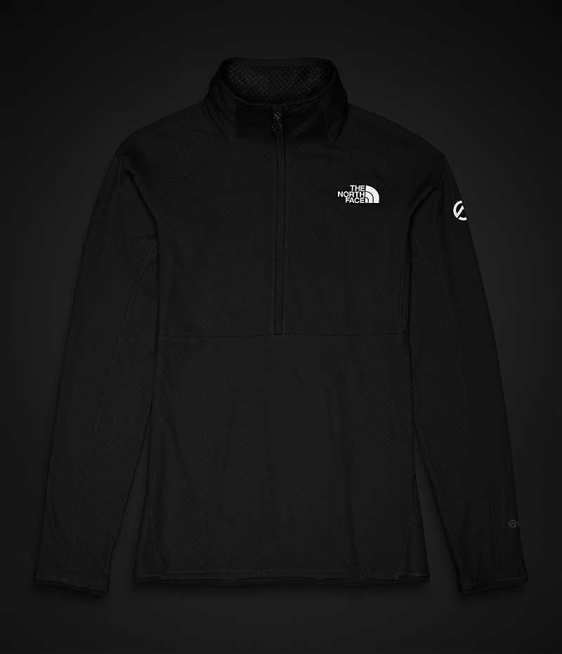 Sudadera The North Face Summit Series FUTUREFLEECE™ LT ½-Zip Mujer Negras | CHILE-HAIBP