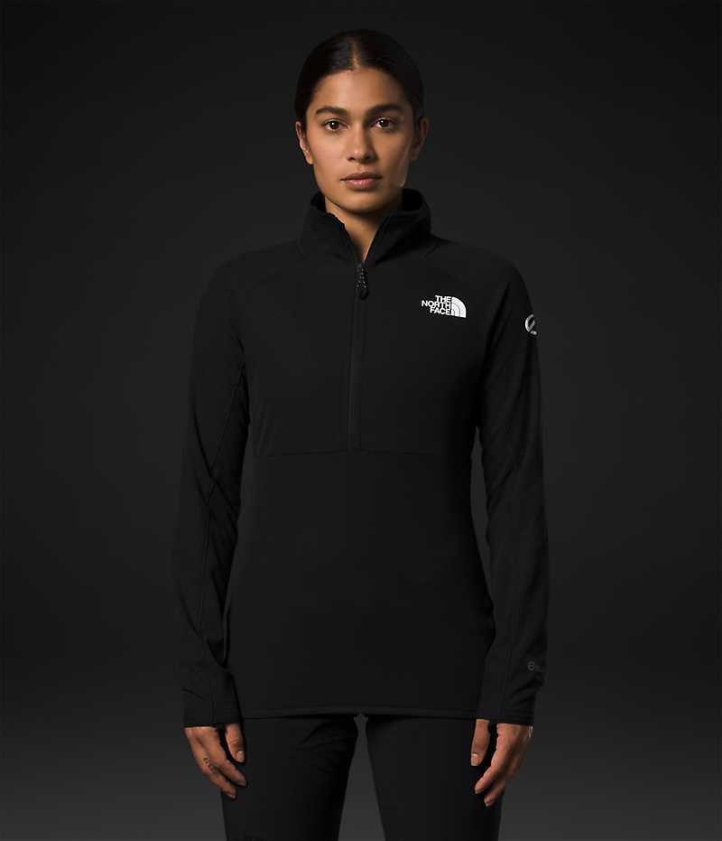 Sudadera The North Face Summit Series FUTUREFLEECE™ LT ½-Zip Mujer Negras | CHILE-HAIBP