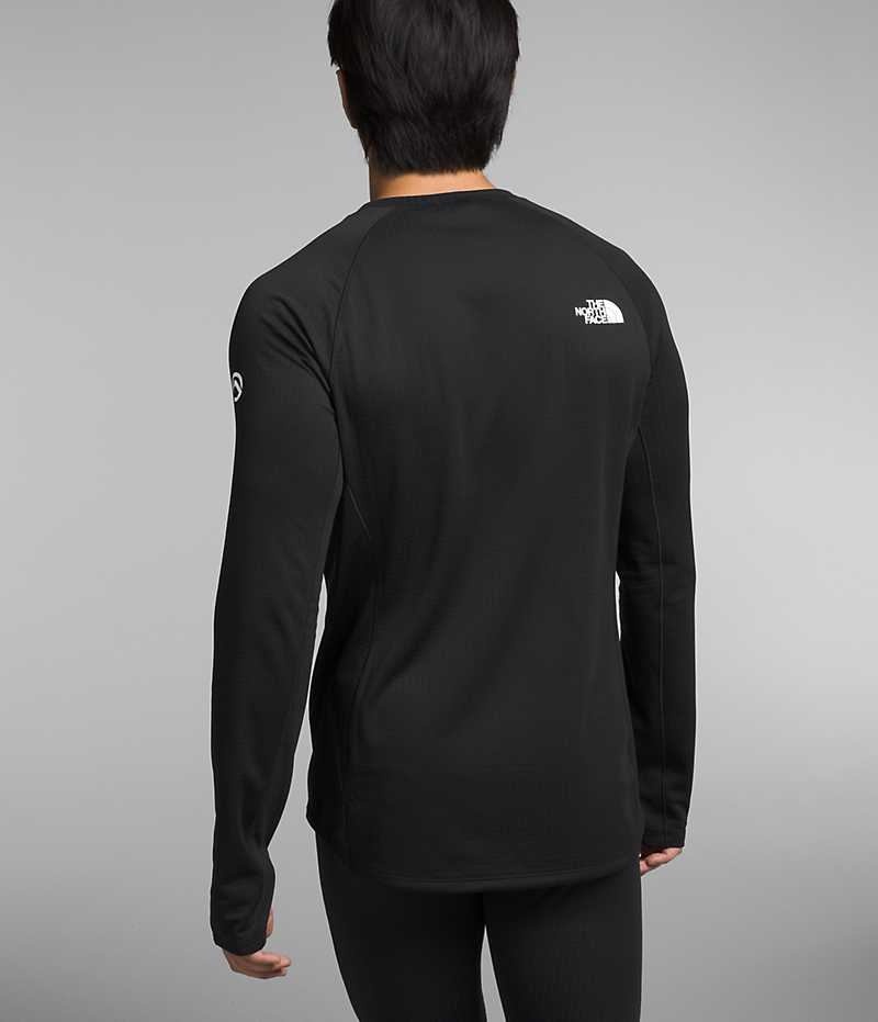 Sudadera The North Face Summit Series Pro 120 Crew Hombre Negras | CL-JTXQN