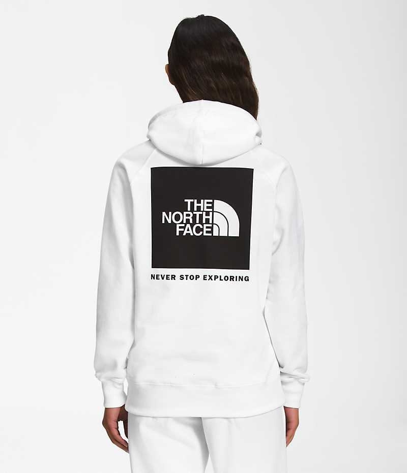 Sudadera con Capucha The North Face Box NSE Pullover Mujer Blancas | CHILE-QYUMN