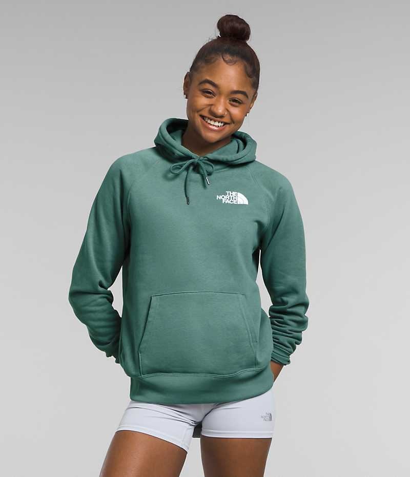 Sudadera con Capucha The North Face Box NSE Pullover Mujer Verde | CL-TZKHG