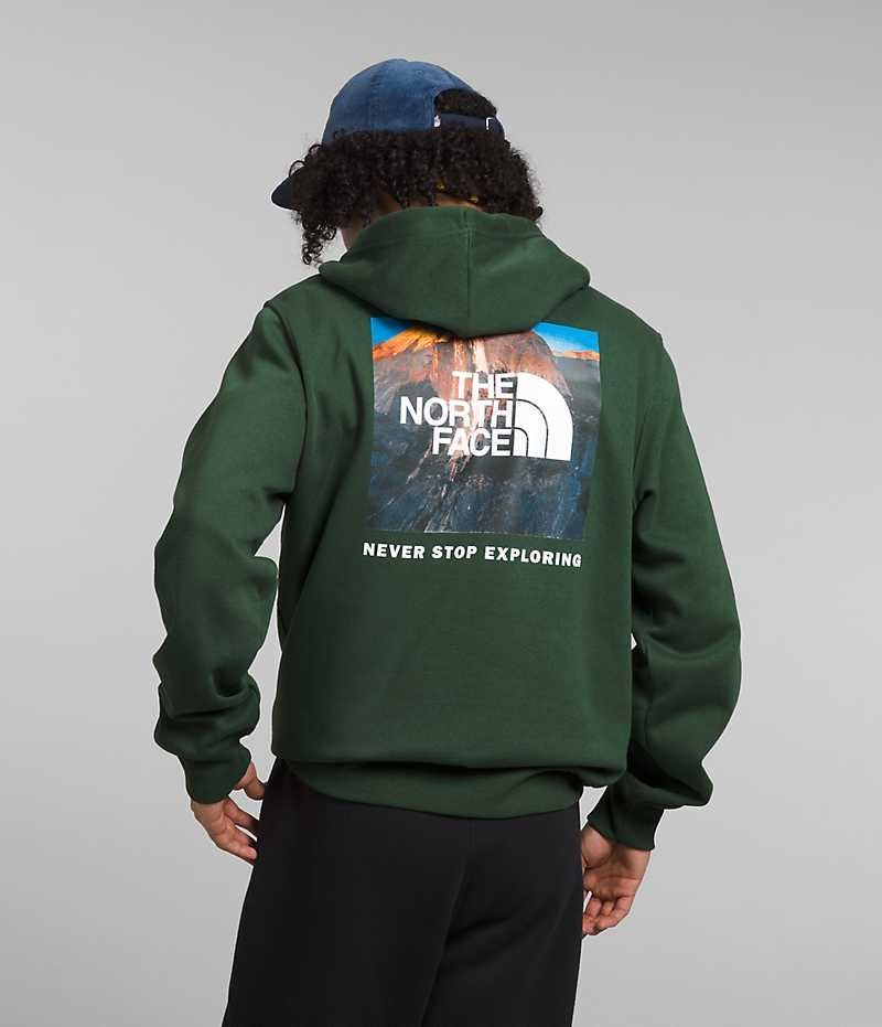 Sudadera con Capucha The North Face Box NSE Pullover Hombre Verde | CHILE-IZYEH