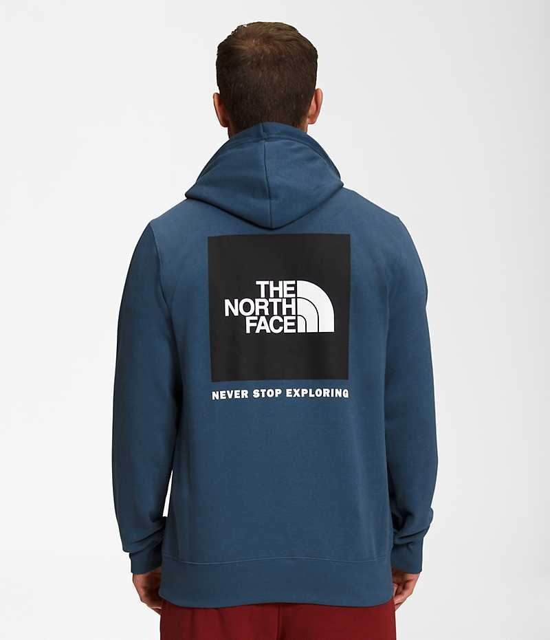 Sudadera con Capucha The North Face Box NSE Pullover Hombre Azules | CL-ASJUI