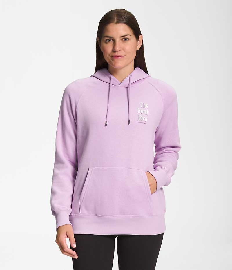 Sudadera con Capucha The North Face Brand Proud Mujer Lavanda | CHILE-ENGOH