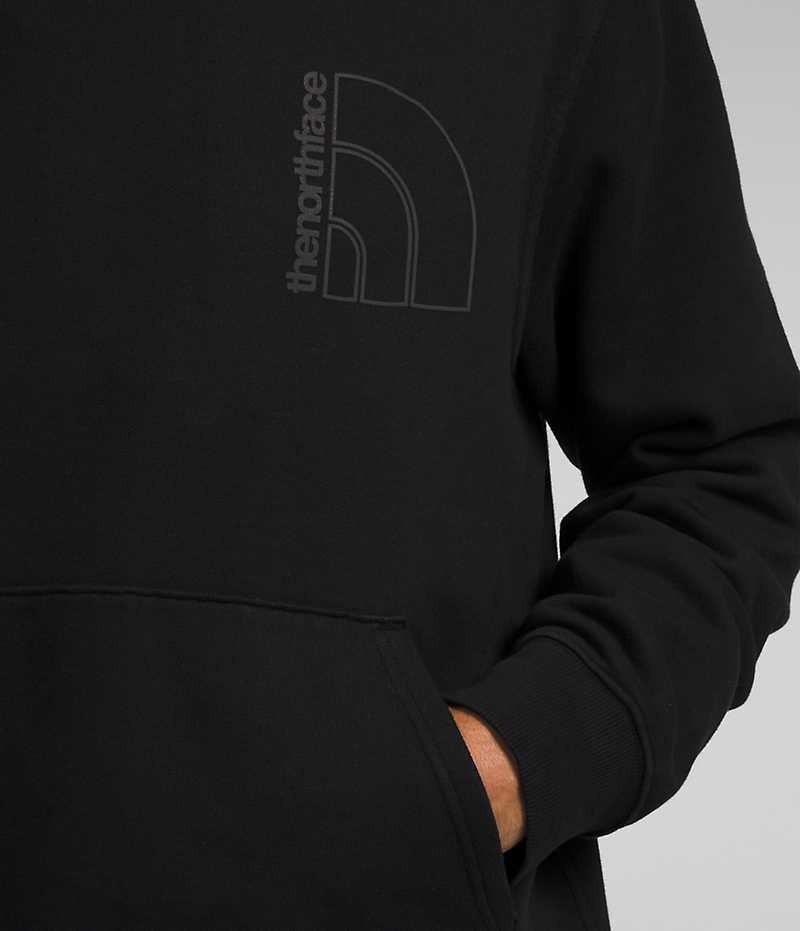 Sudadera con Capucha The North Face Garment Dye Hombre Negras | CHILE-YHPIR