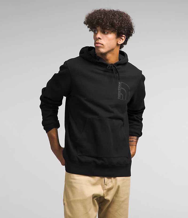 Sudadera con Capucha The North Face Garment Dye Hombre Negras | CHILE-YHPIR